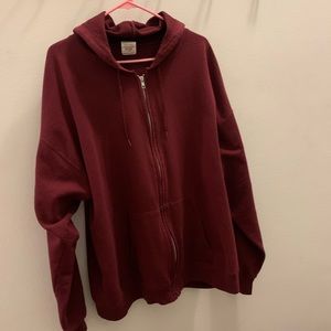 Hanes Mens Full-Zip Eco-Smart Hoodie